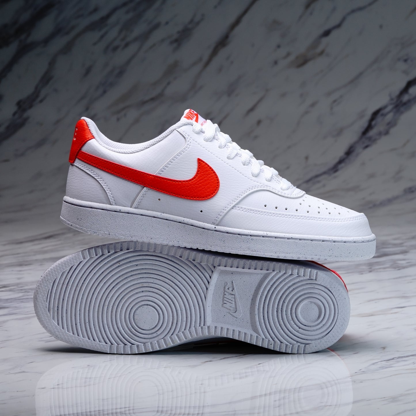 NIKE COURT VISION LO NN/WHITE/PICANTE RED