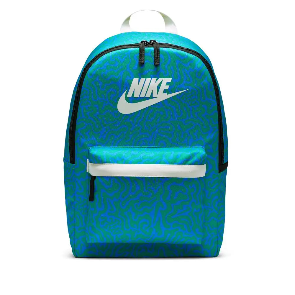MOCHILA NIKE HERITAGE BLUE/STADIUM GREEN/COCONUT MILK
