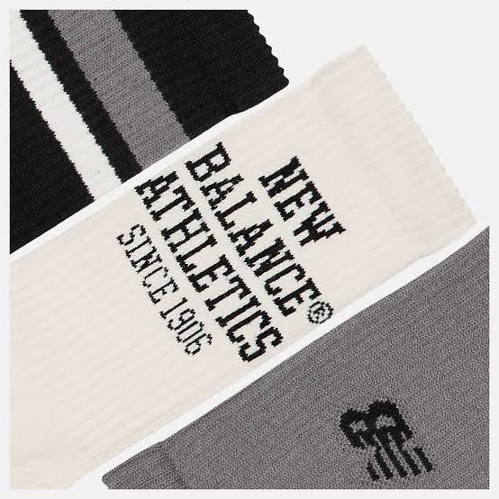 New Balance Active Graphic Crew Socks 3 Pack