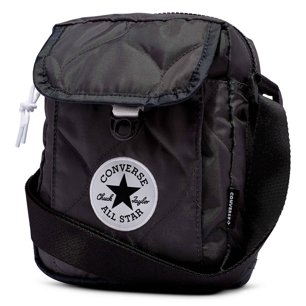 QUILTED CROSS BODY GRIS