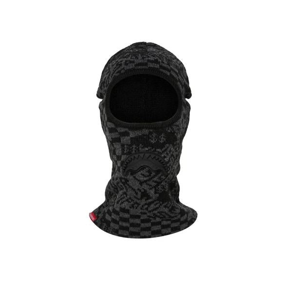 PASAMONTAÑAS KNIT BLACK WARP CHECK