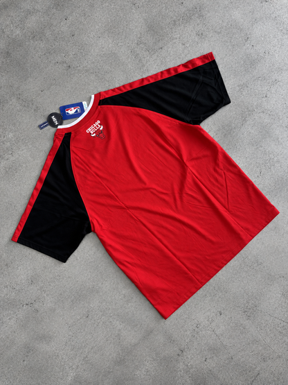 CAMISETA MANGA CORTA DE HOMBRE NBA SANDWICH MESH PLACEMENT LOOSE FIT CHICAGO BULL