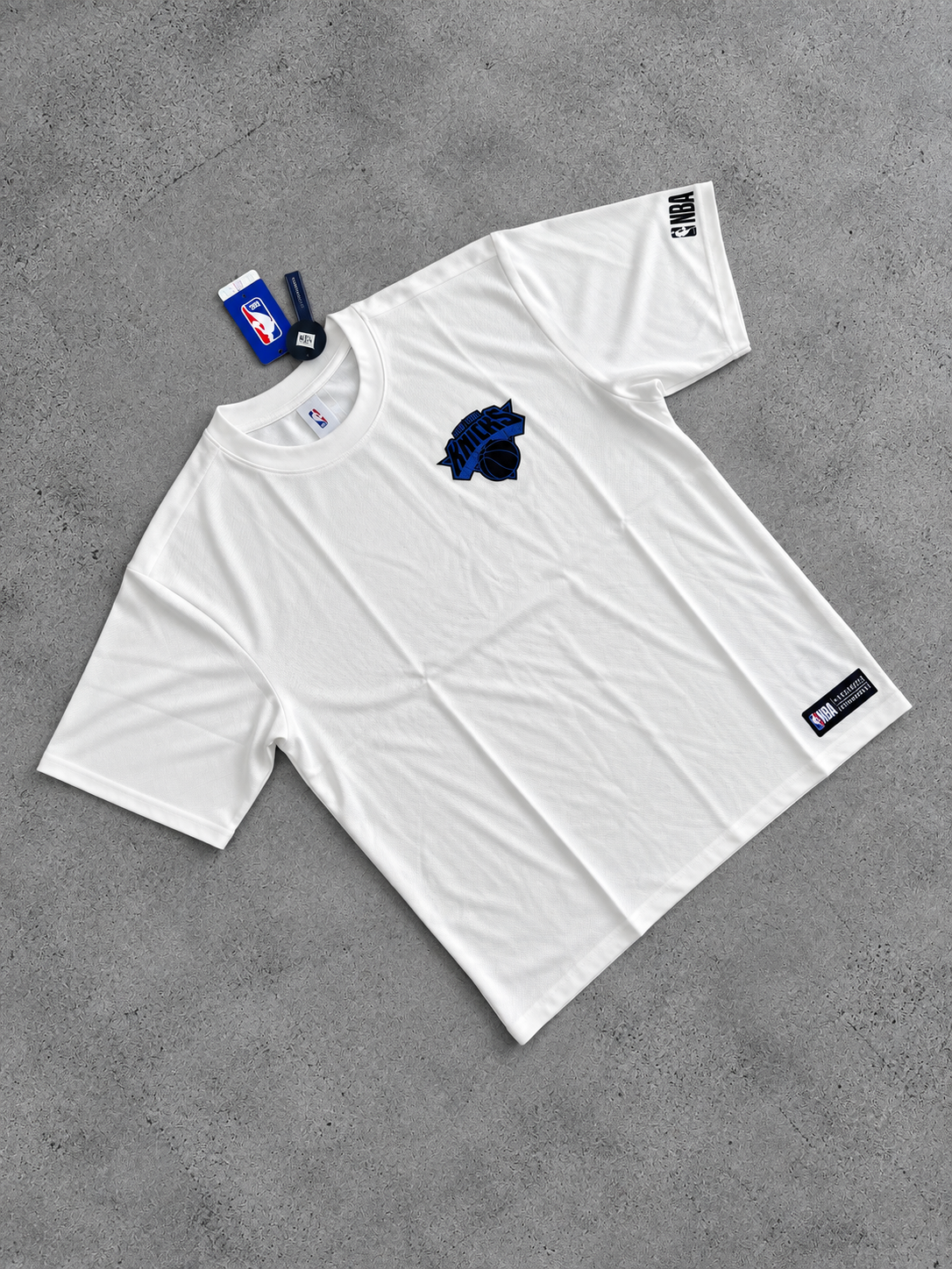 CAMISETA MANGA CORTA KNICKS DE HOMBRE NBA COURT LUXE