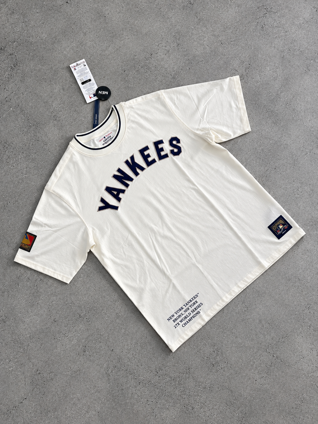 CAMISETA MANGA CORTA YANKEES DE HOMBRE MLB FRONT TWILL WITH EMBROIDERY LOOSE FIT