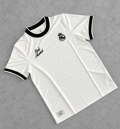 CAMISETA MANGA CORTA DE HOMBRE REAL MADRID SUMMER TRANSFER BEIGE