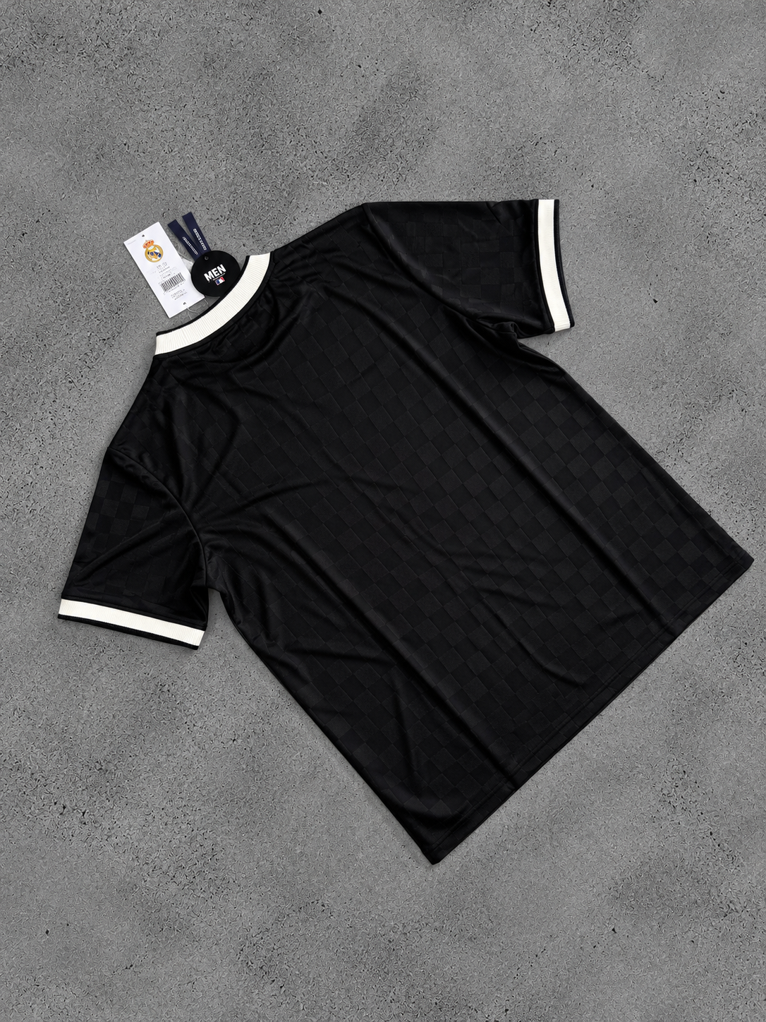 CAMISETA MANGA CORTA DE HOMBRE REAL MADRID SUMMER TRANSFER NEGRA