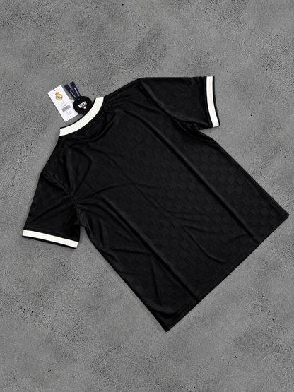 CAMISETA MANGA CORTA DE HOMBRE REAL MADRID SUMMER TRANSFER NEGRA