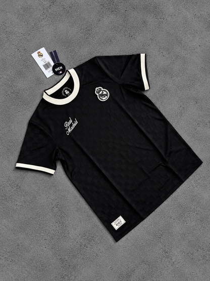 CAMISETA MANGA CORTA DE HOMBRE REAL MADRID SUMMER TRANSFER NEGRA