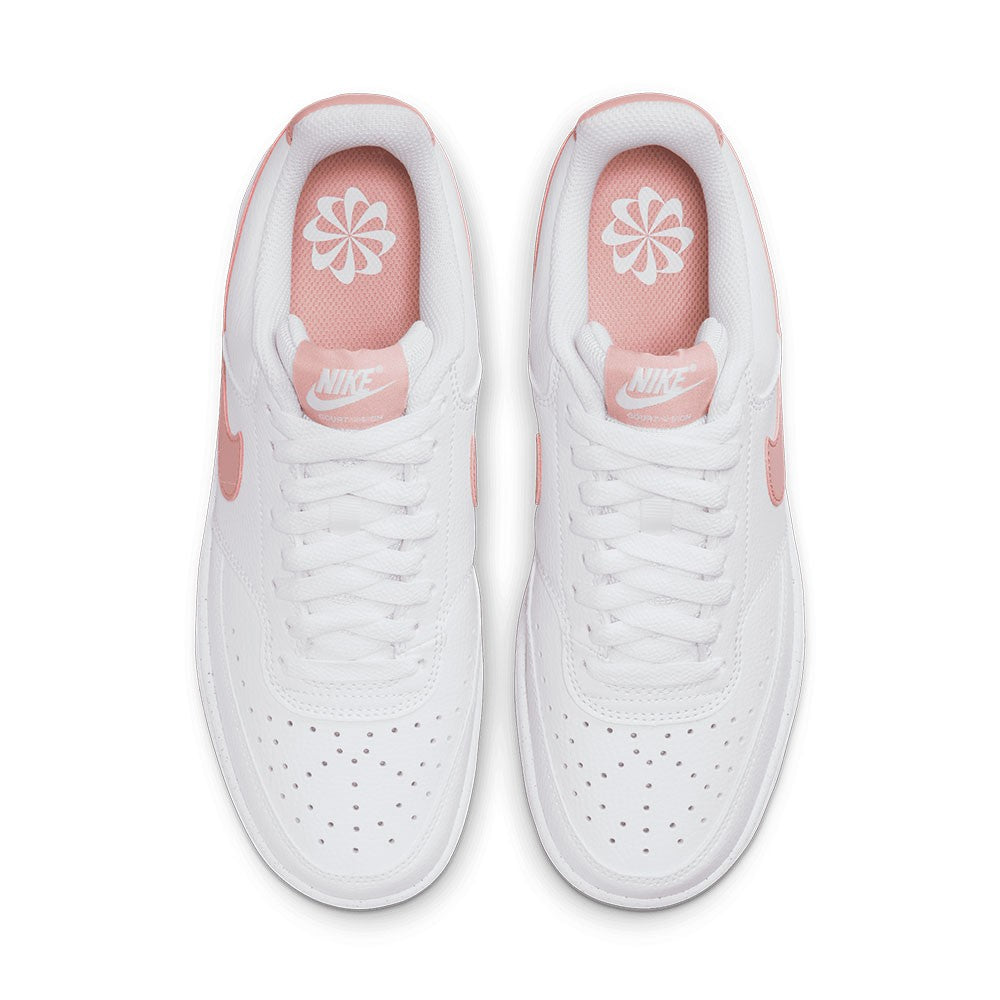 W NIKE COURT VISION LO N - WHITE/PINK