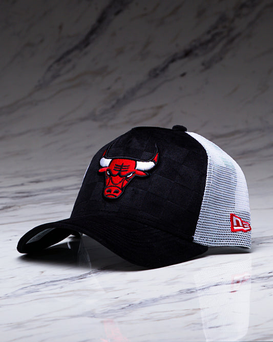 GORRA NEW ERA TONAL CHECK TRUCKER CHIBUL BLK /OSFM