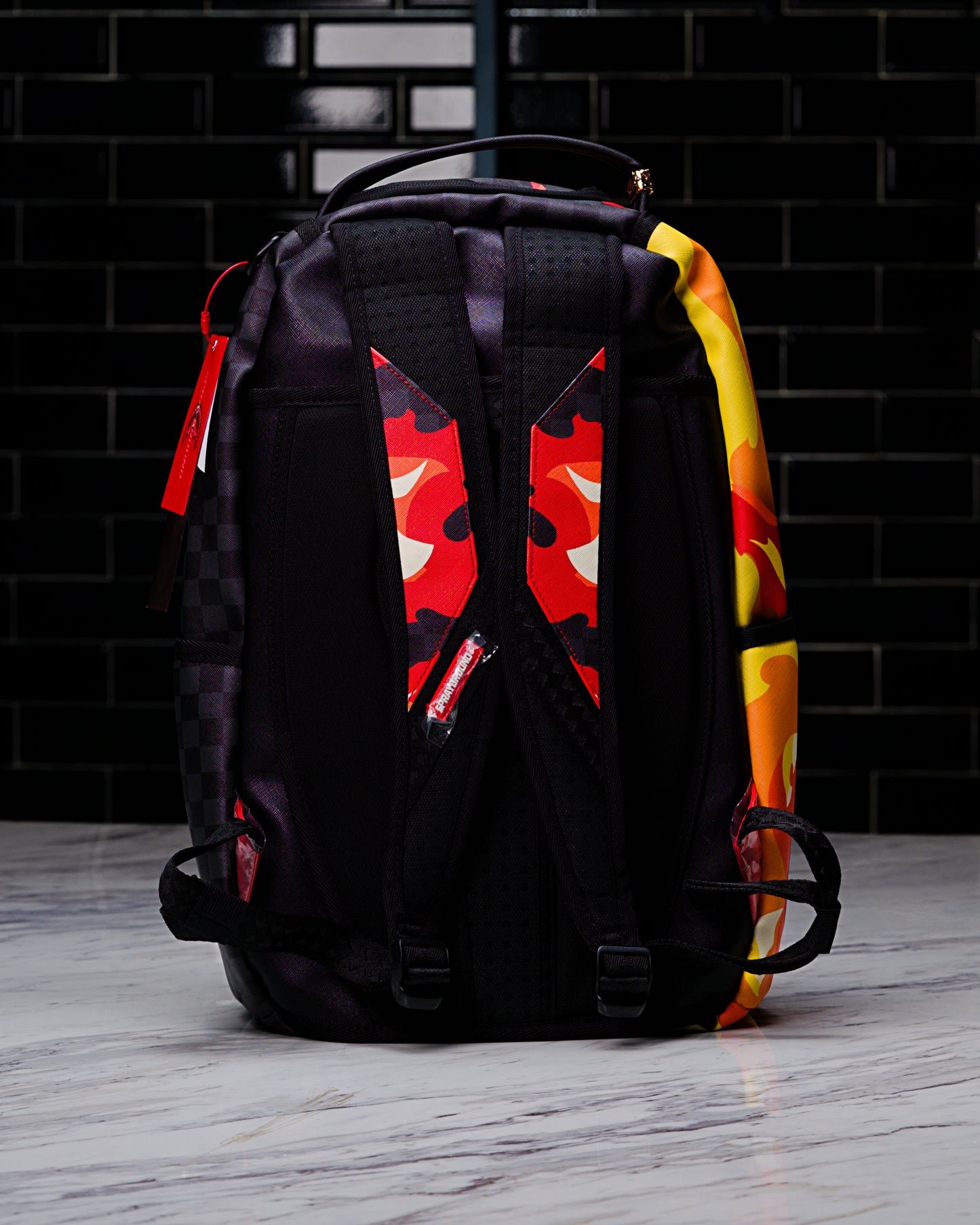 MOCHILA Sprayground Unisex Bender Fire Drama DLXV Backpack