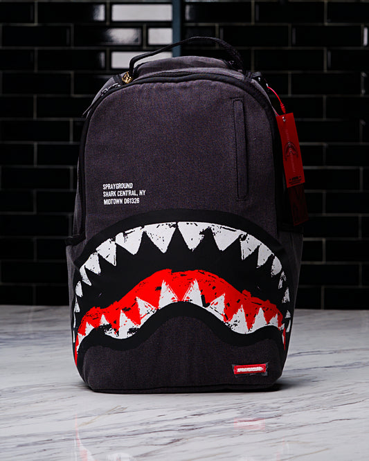 MOCHILA Sprayground Unisex Shark Central Denim Backpack