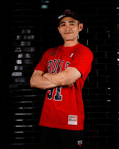 CAMISETA NBA MITCHELL & NESS CHICAGO BULLS DENNIS RODMAN 91