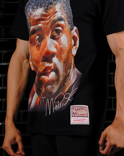 CAMISETA NBA MITCHELL & NESS LOS ANGELES LAKERS MAGIC JOHNSON BIG FACE