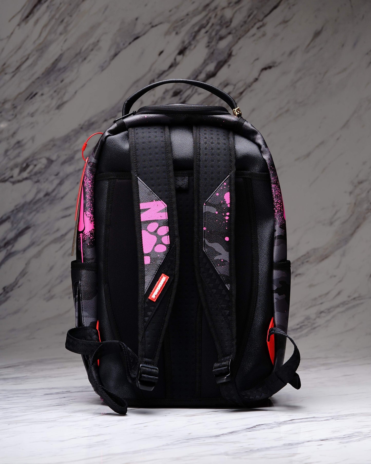 MOCHILA PEANUTS SNOOPY PINK STENCIL