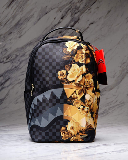 MOCHILA GOLD FLORAL REMIX