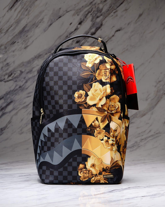 MOCHILA GOLD FLORAL REMIX