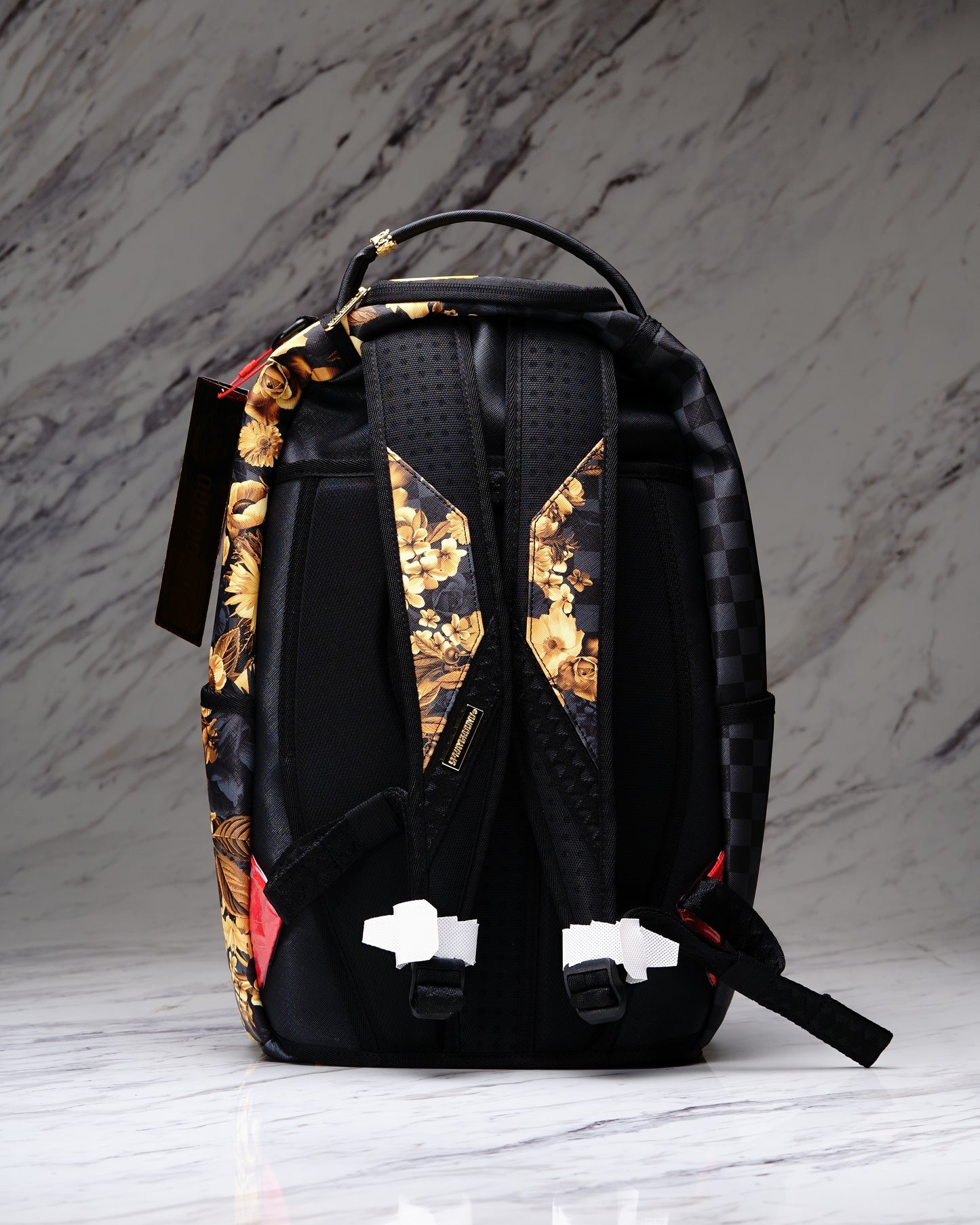 MOCHILA GOLD FLORAL REMIX
