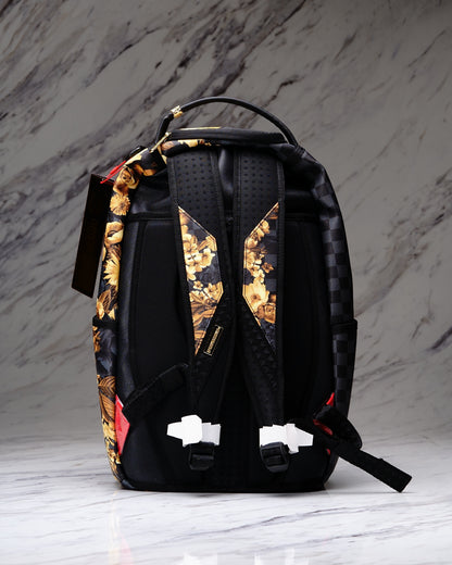 MOCHILA GOLD FLORAL REMIX