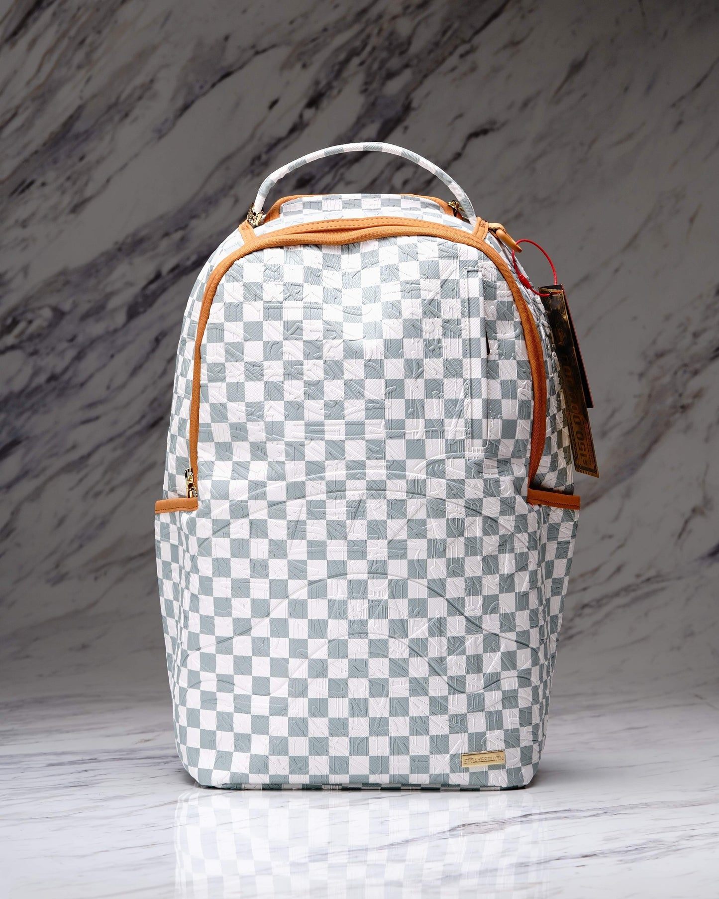 MOCHILA GRAFF EMBOSSED CREAMCHECK