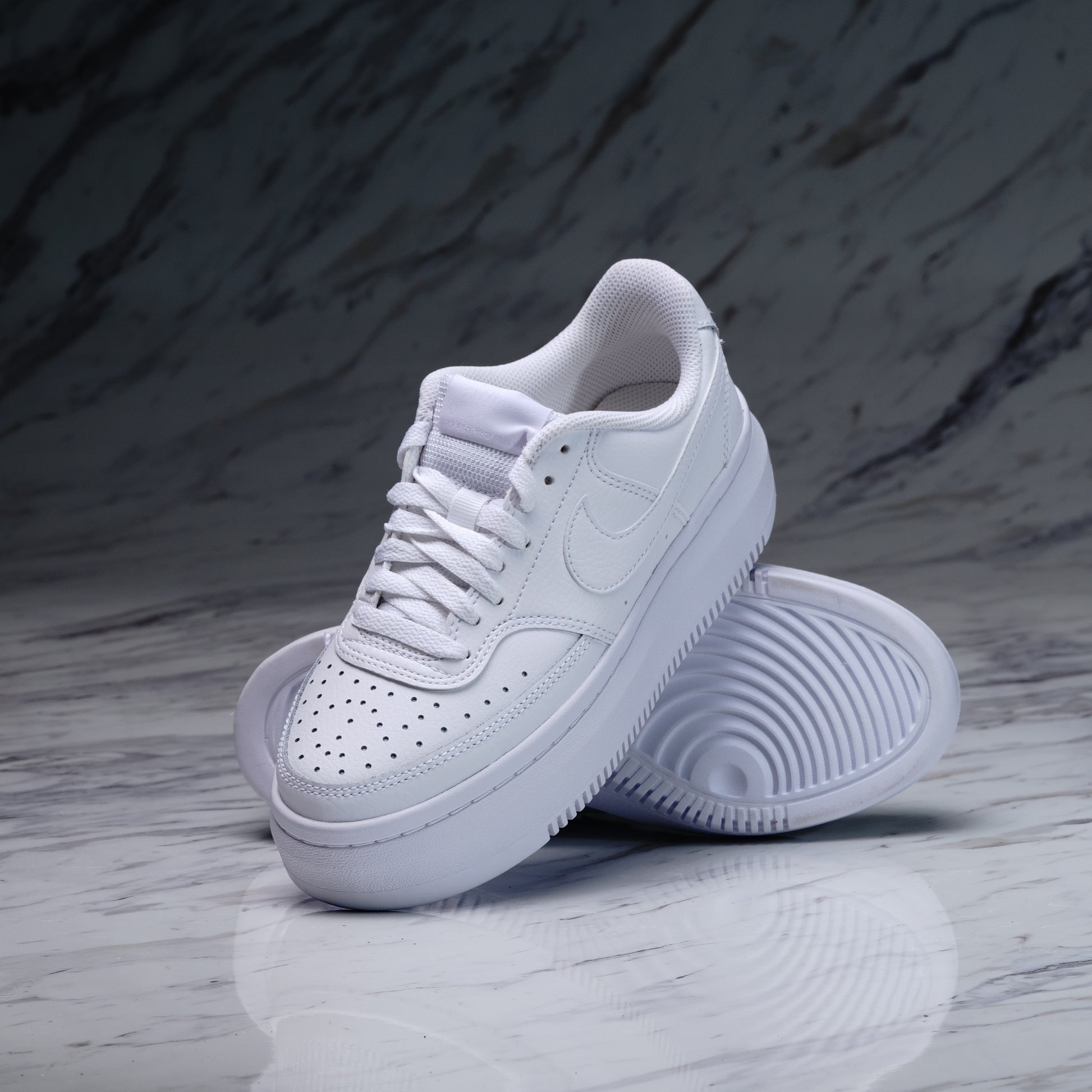 Zapatillas Nike Mujer Blancas Con Plataforma Nike Blancas De Moda