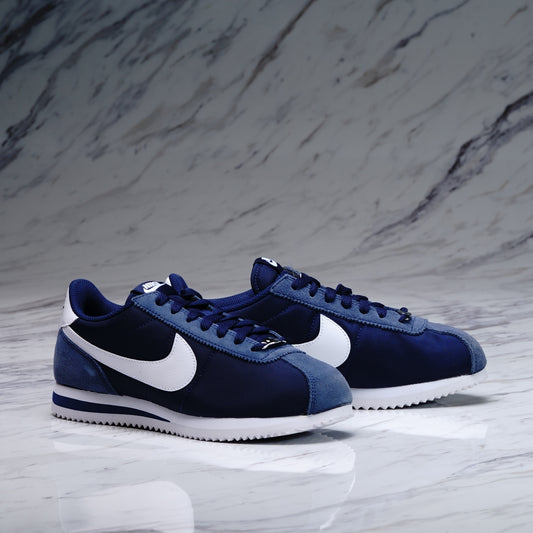 W NIKE CORTEZ TXT/MIDNIGHT NAVY/WHITE