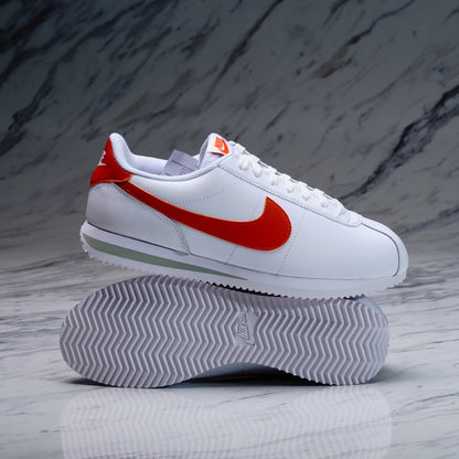 NIKE CORTEZ/WHITE/CAMPFIRE ORANGE-JD HRZN