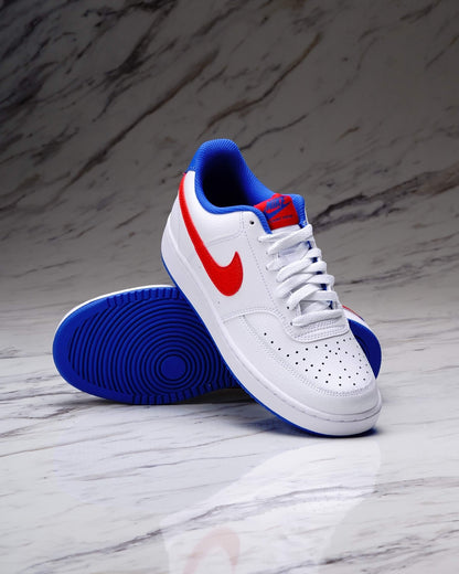 NIKE COURT VISION LO WHITE/UNIV RED-WHITE-HYPER ROY