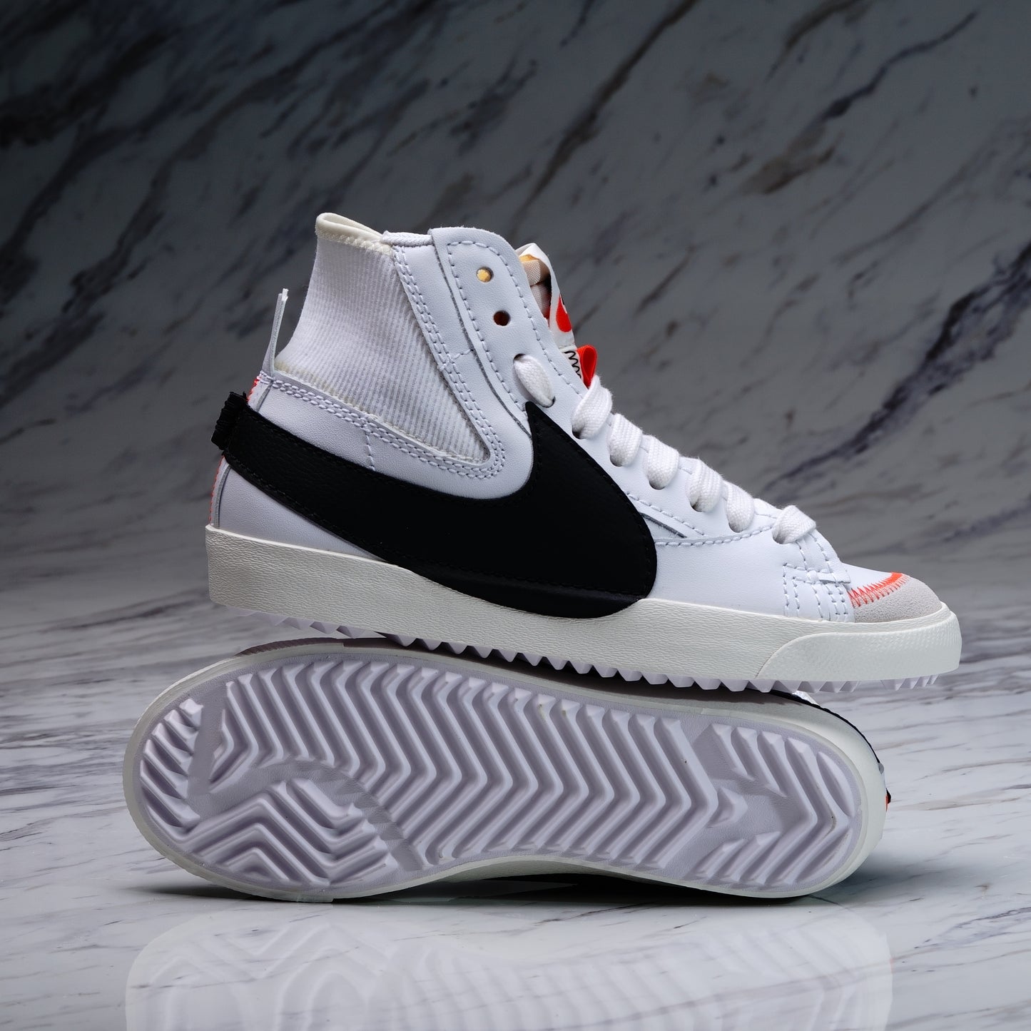 BLAZER MID '77 JUMBO CARR/WHITE/BLACK-WHITE-SAIL