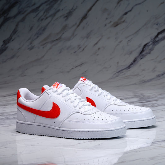 NIKE COURT VISION LO NN/WHITE/PICANTE RED