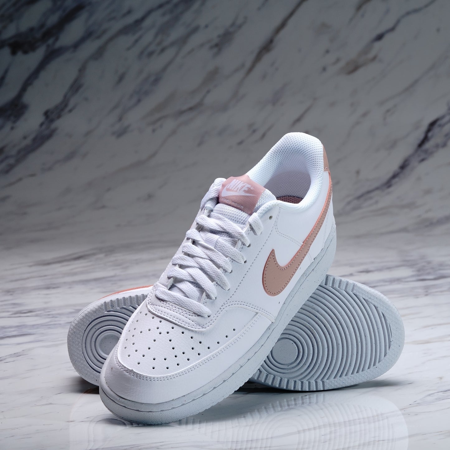 W NIKE COURT VISION LO N - WHITE/PINK