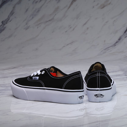 VANS BLACK/Authentic Platform 2.0