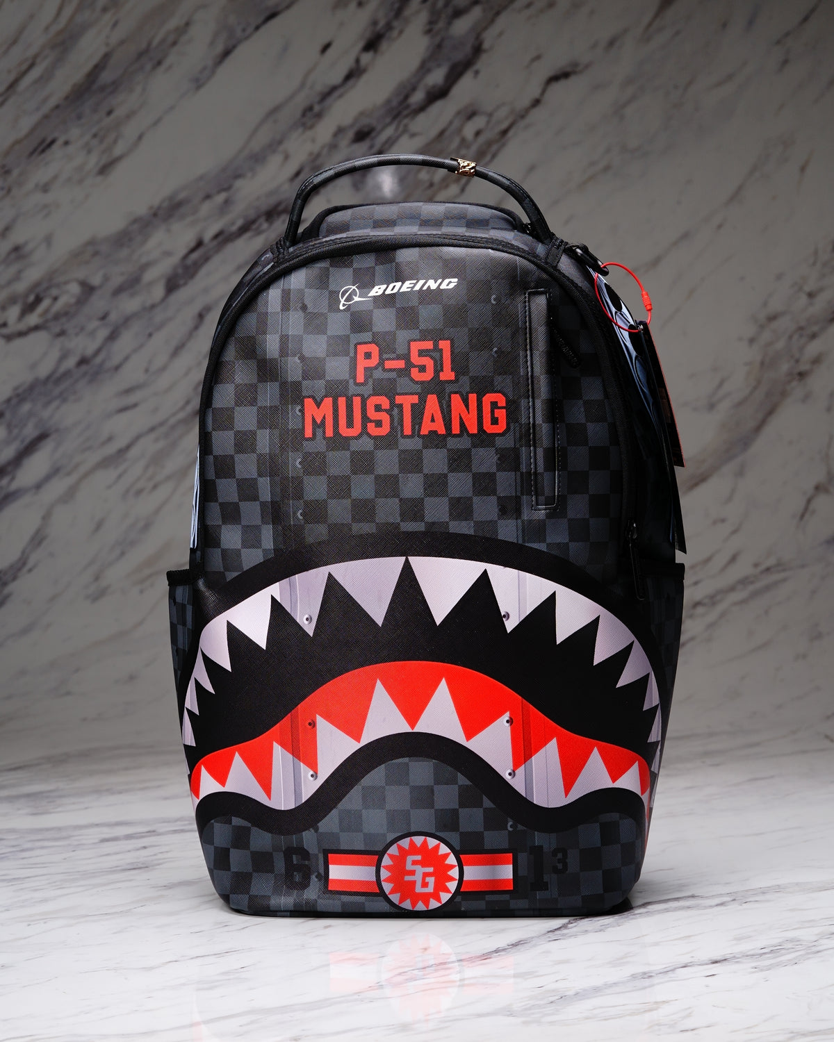 MOCHILA BOEING P-51 MUSTANG SHARKMOUTH
