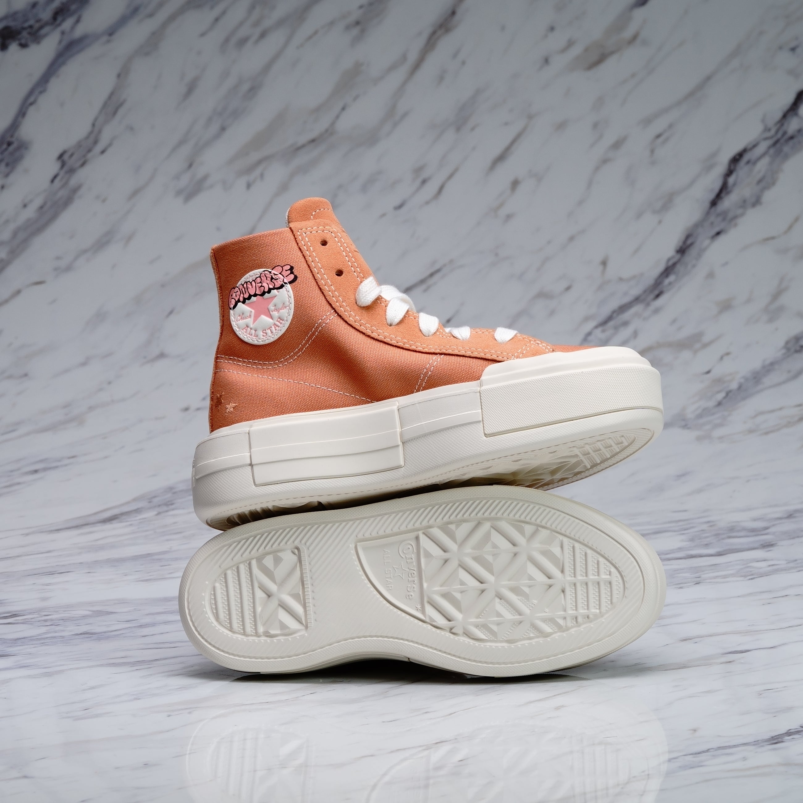 CHUCK TAYLOR ALL STAR NARANJA BLANCO MODA URBANA SV