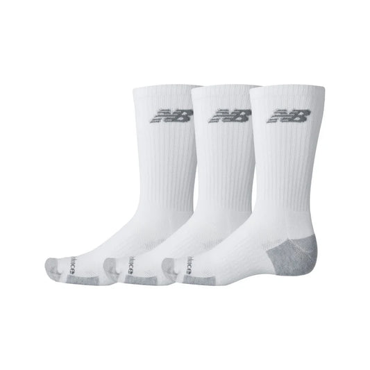 Medias Unisex Performance Cushioned Crew 3 Pack (WT)