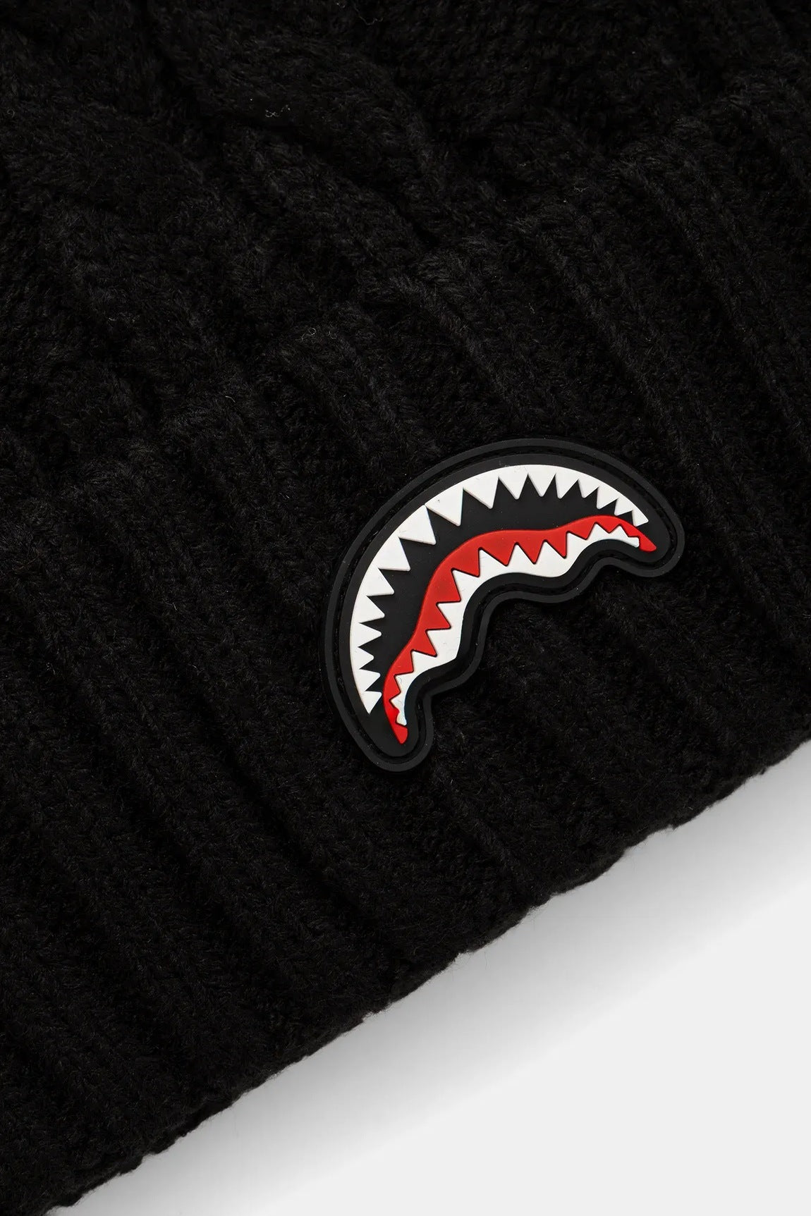GORRO BLACK KNIT PUFF