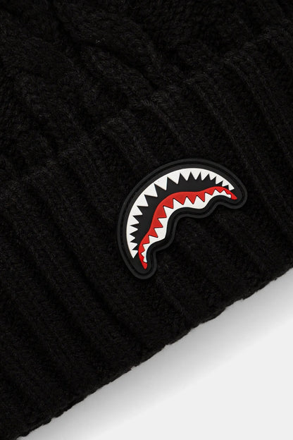 GORRO BLACK KNIT PUFF