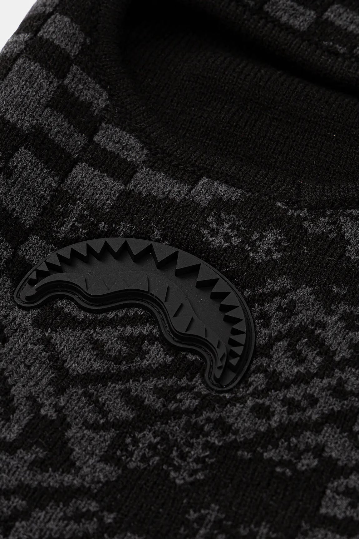 PASAMONTAÑAS KNIT BLACK WARP CHECK