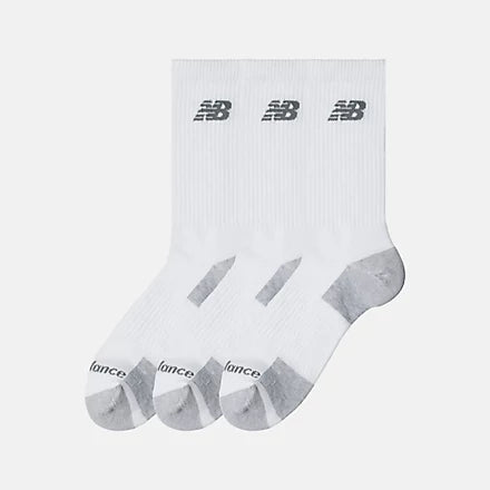 Medias Unisex Performance Cushioned Crew 3 Pack (WT)