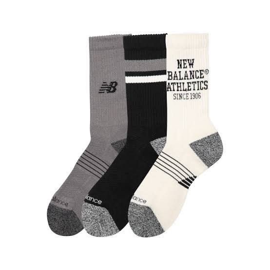 New Balance Active Graphic Crew Socks 3 Pack