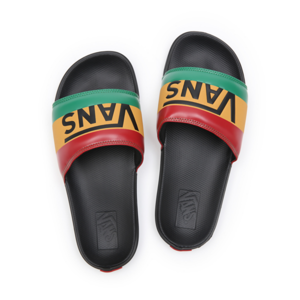 Vans La Costa Slide Rasta Black